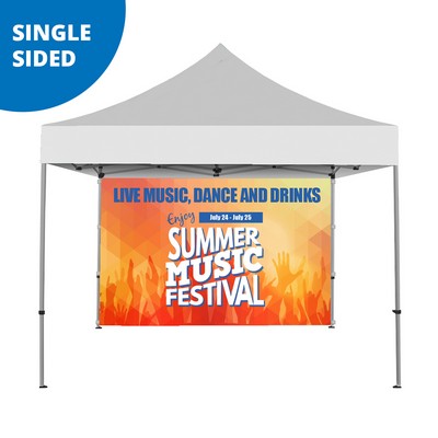 10' Tent Back Wall - Full Color Single-Sided Graphic