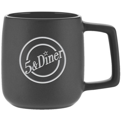 14 Oz. Ankara Collection Ceramic Mug - Etched