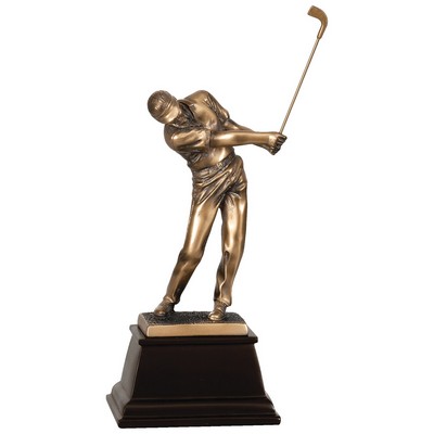 Golf Award, Male Figure, 15"H