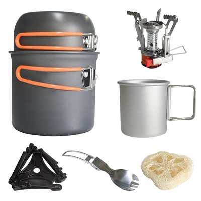 Compact Outdoor Camping Cookware Set