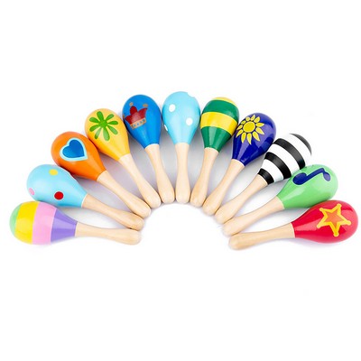 Natural Wood Maracas Sand Hammer