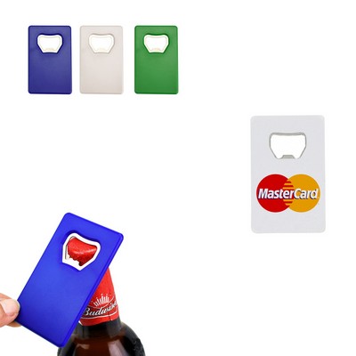 Stainless Steel Credit Card Bottle Opener Ultra-Slim Pocket Tool for Every Day Carry