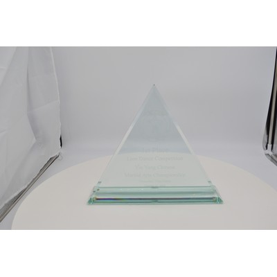 10" Triangle on Jade Base
