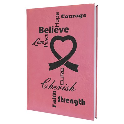 Leatherette Journal with Lined Notepad