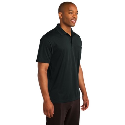Sport-Tek Micropique Sport-Wick Pocket Polo