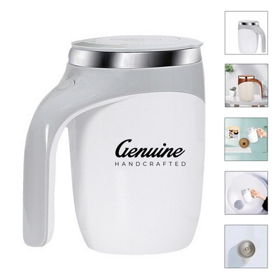 13 Oz Fully Automatic Stirring Magnetic Rotating Coffee Mug
