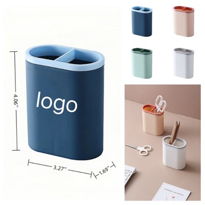 Custom Multi Functional Plastic Office Student Stationery Pen Holder