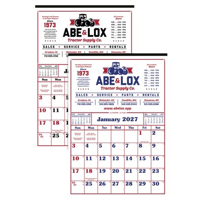 Skinner & Kennedy® Commercial 12-Sheet Calendar