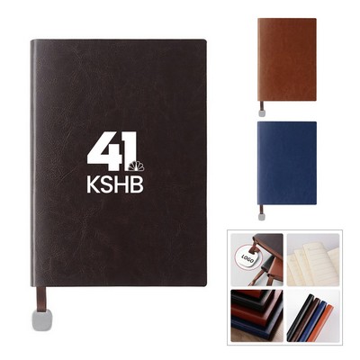 Notebook with Metal Tag
