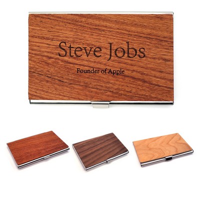 Wooden Business Card Case