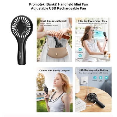 iBank ® USB Rechargeable Handheld Fan