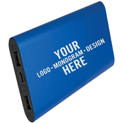 8000mAh Anodized Aluminum Power Bank witih USB-C