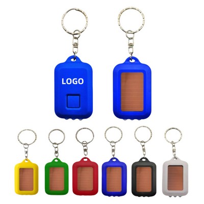 Solar Flashlight with Keychain