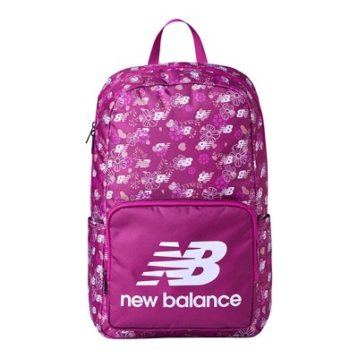 New Balance Kids Purple Printed Backpack Size 18.3 X 12.2 X4.3