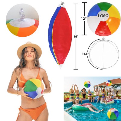 16" Inflatable Pool Beach Ball
