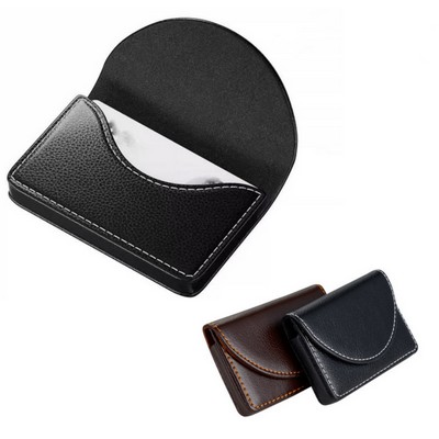 Professional Magnetic PU Business Card Case