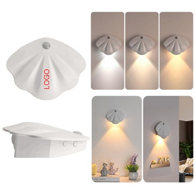 Motion Sensor Night Light Rechargeable Battery Light Indoor, 3 Light Modes, Magnetic Wall Light