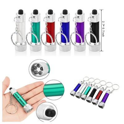 Mini Aluminum Flashlights Keychain