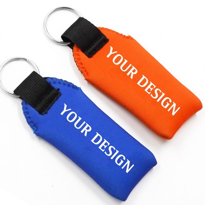 Neoprene Keychain Holder with Custom Design