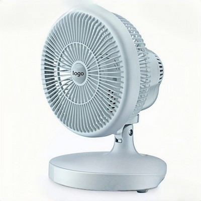 Compact USB Oscillating Desk Fan for Home Office and Dorm Use