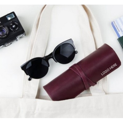 PU Leather Glasses Case Soft Protective Pouch