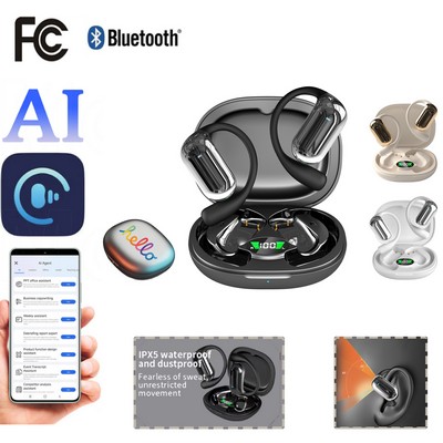 AI Real-Time Translation Earphone