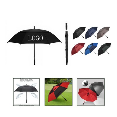 Windproof Long Handle Golf Umbrella