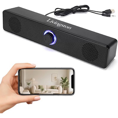 Computer Speakers, USB Powered PC Speakers Wired Stereo Desktop Speakers with 3.5mm Audio Plug