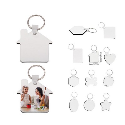Vibrant Home Wooden Keyring