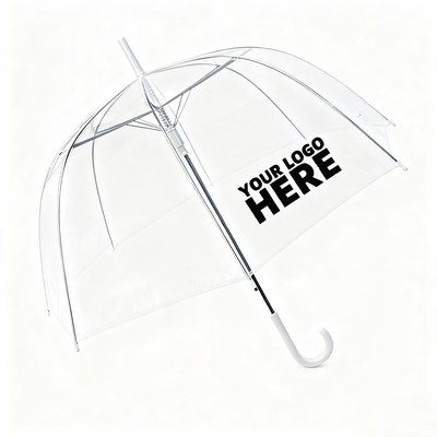 Transparent Straight Umbrella