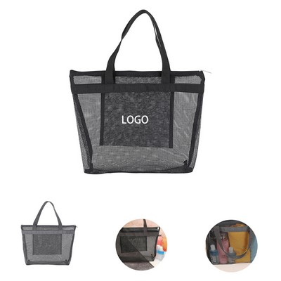Mesh Tote Bag With Dry Wet Separation