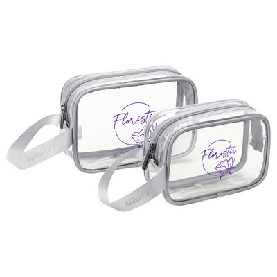 AeroLOFT® Clear View 2 pc Travel Toiletry Bags