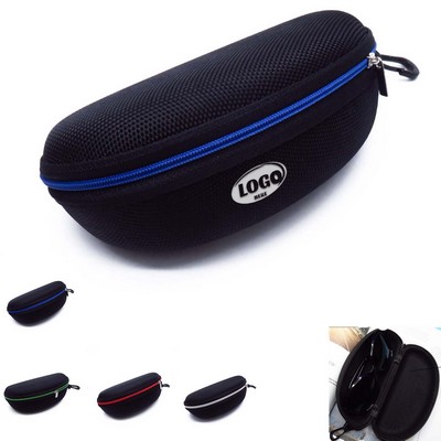 Portable Zipper Eyeglasses Case with Hook
