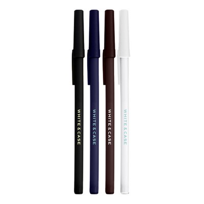 Union Printed - Basic Stick Pens with Matching Caps