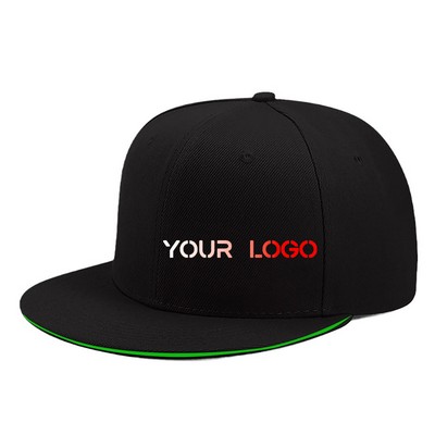 Flat Brim Hats for Hip Hop Baseball Snap back Blank Hats