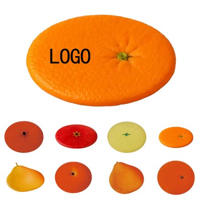 Creative Realistic Fruit-Shaped Clear Acrylic Heat-Resistant Coasters