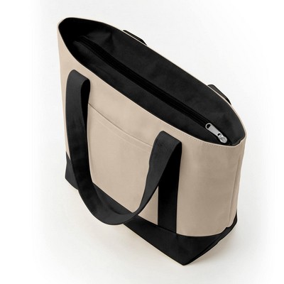 Mini Iconic Zipper Shopping Bag