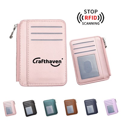RFID Blocking Wallet with ID Window