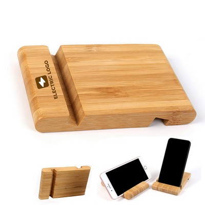 Portable Bamboo Phone Stand