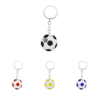 Mini Soccer Ball Keychain