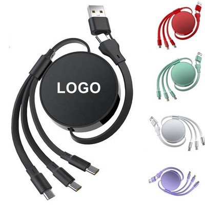 3" 2 Retractable Fast Charging Cable