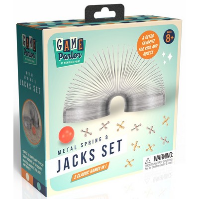 Metal Spring Toys & Jacks Set