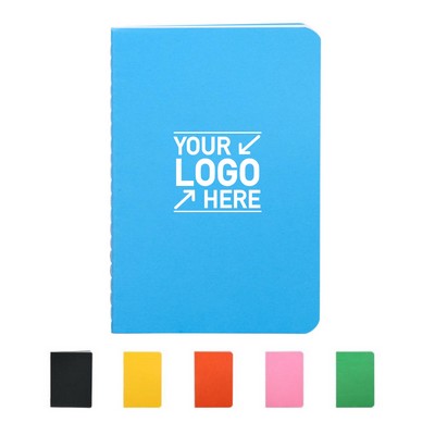 5.5" x 8.3" Custom Soft Cover Meeting Notebook with 30 Lined Sheets