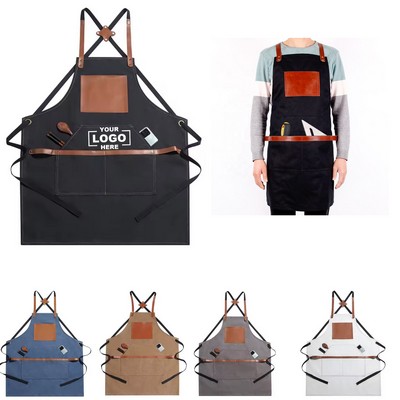 Comfortable Sleeveless Canvas Apron