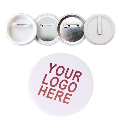 MOQ 100 Custom Metal Tinplate Button Pin Badges