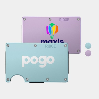 RIDGE® Slim Aluminum RFID Wallet with Cash Strap