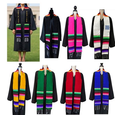 Mexican Sarape Graduation Sash Stole