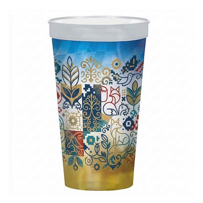 Custom Logo Full Color 32 Oz Cup