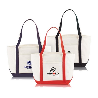 Nautical Cotton Canvas Boat Bag