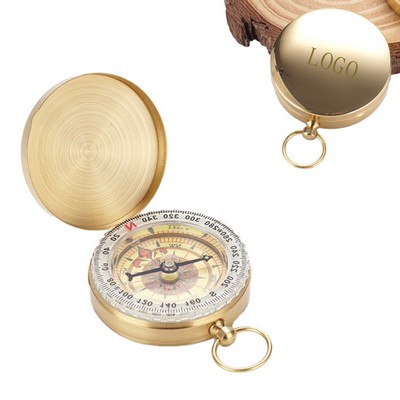 Flip-Top Luminous Pocket Compass